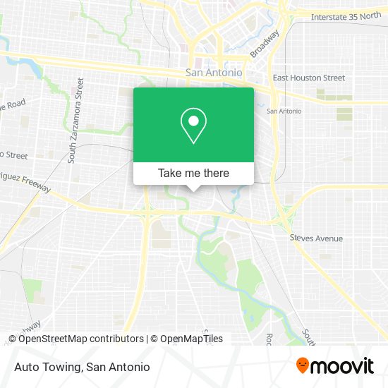 Auto Towing map