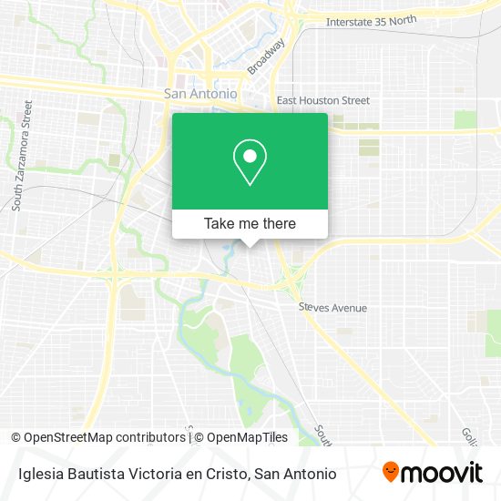 Mapa de Iglesia Bautista Victoria en Cristo