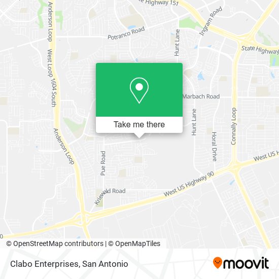 Mapa de Clabo Enterprises