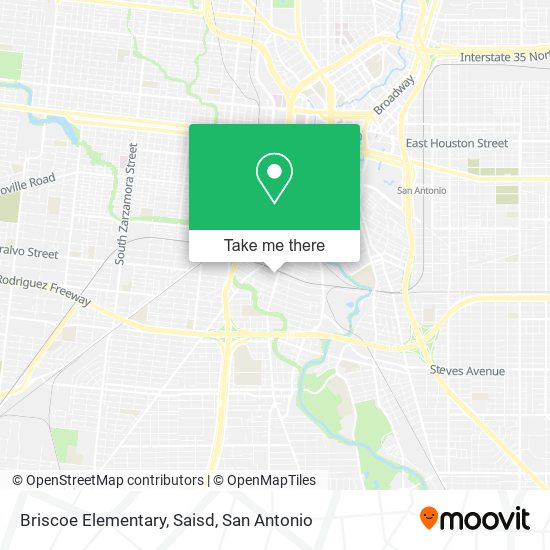 Briscoe Elementary, Saisd map