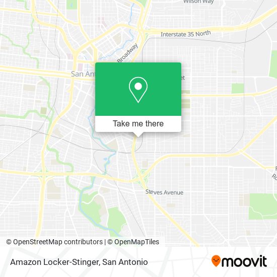 Mapa de Amazon Locker-Stinger