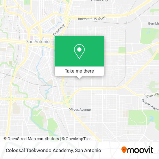 Mapa de Colossal Taekwondo Academy