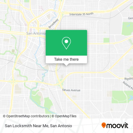 San Locksmith Near Me map