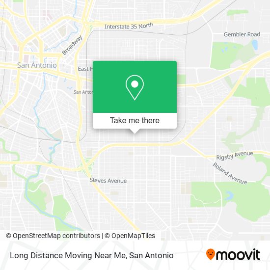 Mapa de Long Distance Moving Near Me