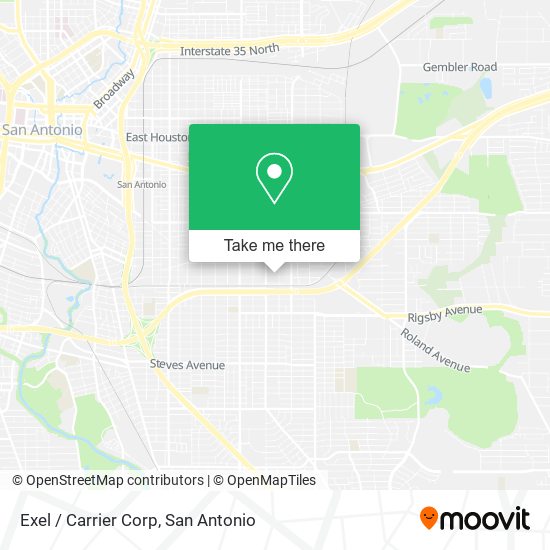 Exel / Carrier Corp map