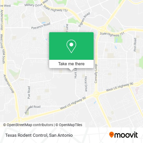 Texas Rodent Control map