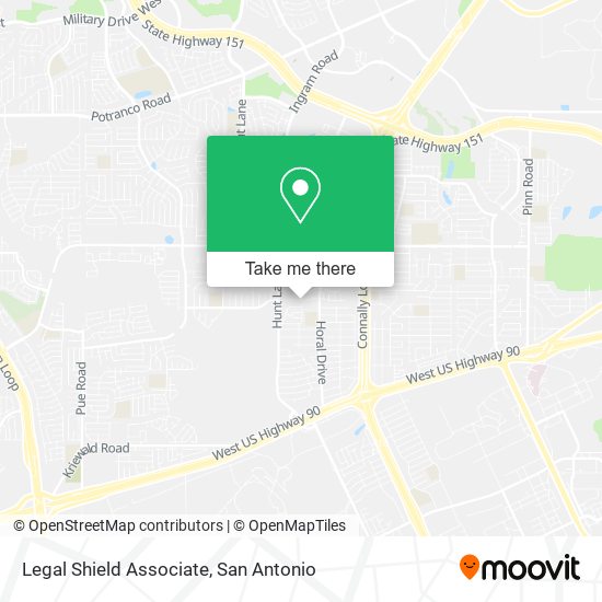 Mapa de Legal Shield Associate