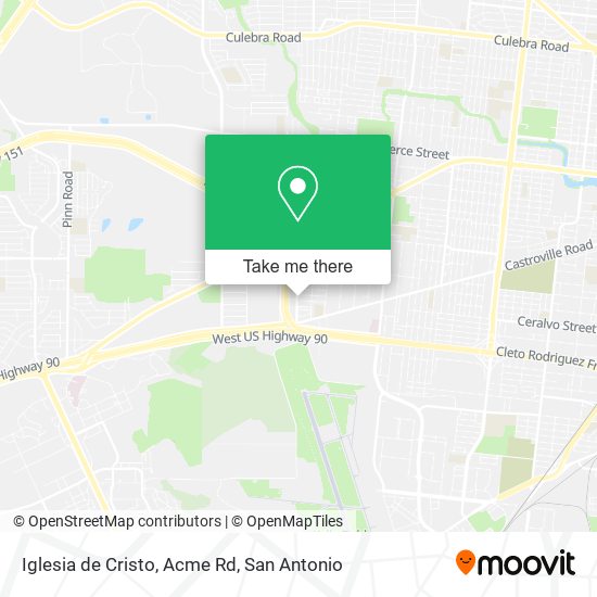 Mapa de Iglesia de Cristo, Acme Rd