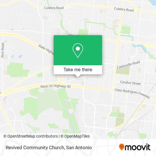 Mapa de Revived Community Church