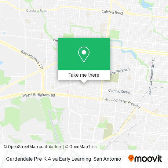 Mapa de Gardendale Pre-K 4 sa Early Learning