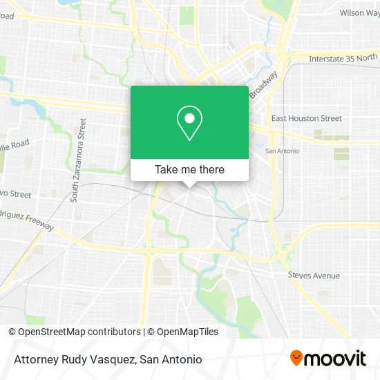 Attorney Rudy Vasquez map
