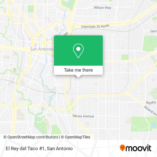 El Rey del Taco #1 map