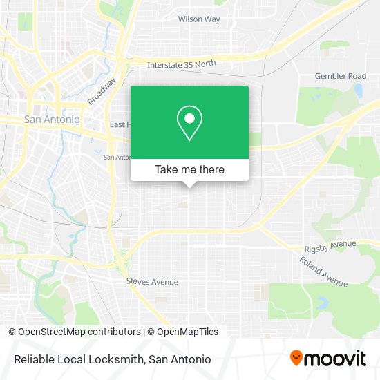 Mapa de Reliable Local Locksmith