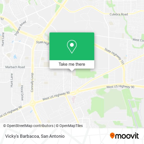 Vicky's Barbacoa map