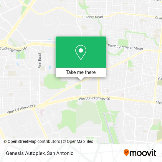 Genesis Autoplex map