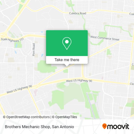 Mapa de Brothers Mechanic Shop