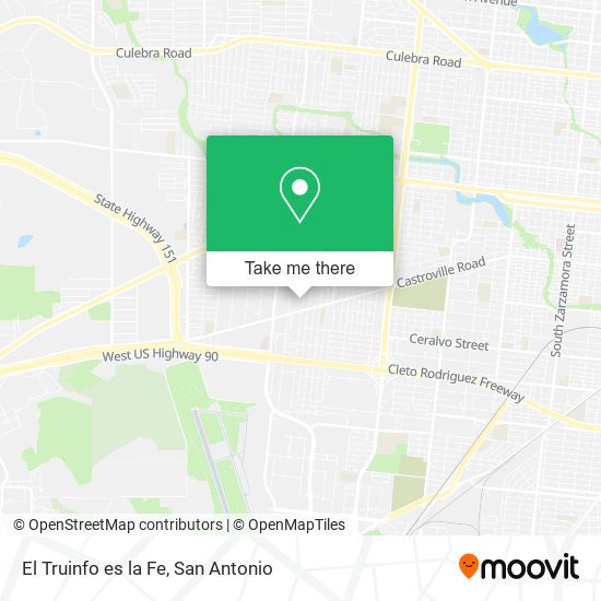 Mapa de El Truinfo es la Fe