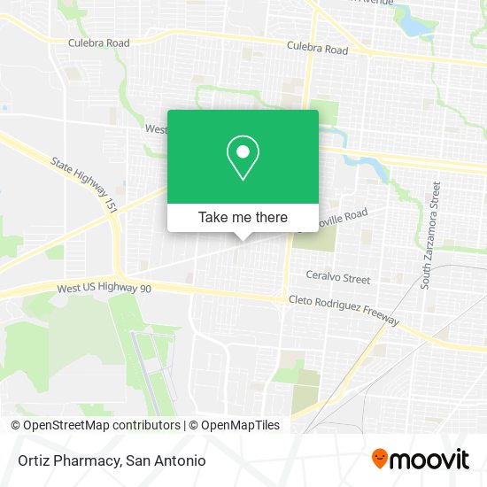 Mapa de Ortiz Pharmacy