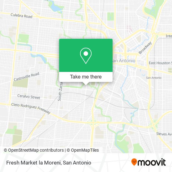 Fresh Market la Moreni map