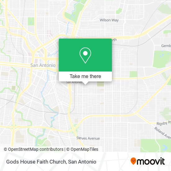Gods House Faith Church map