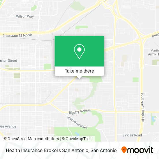 Health Insurance Brokers San Antonio map