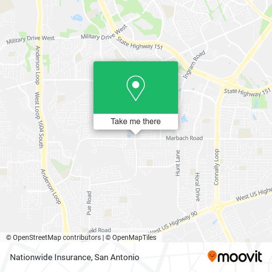 Mapa de Nationwide Insurance