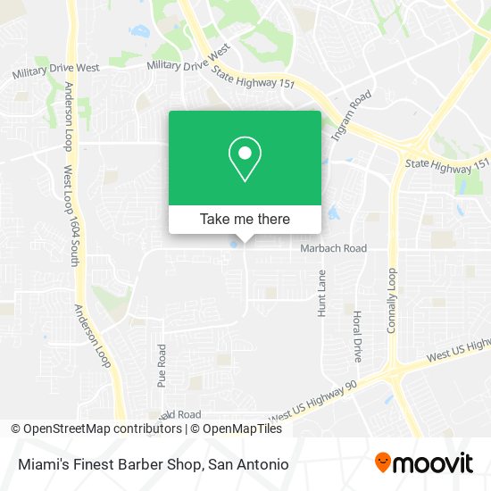 Miami's Finest Barber Shop map