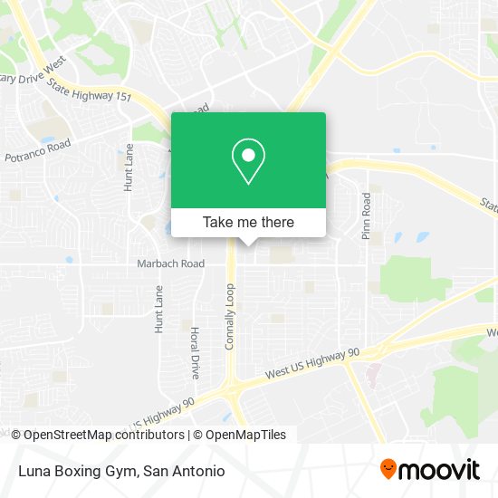 Mapa de Luna Boxing Gym