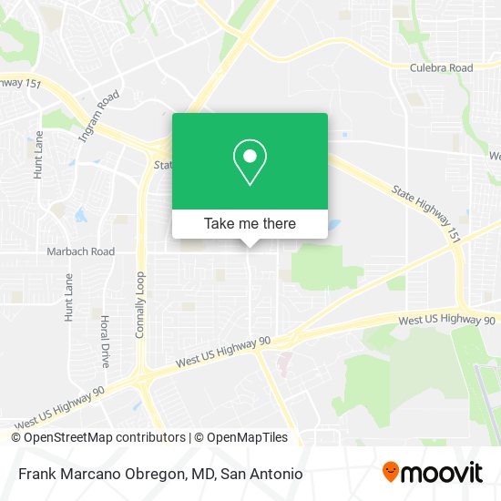 Frank Marcano Obregon, MD map