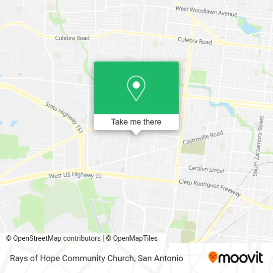 Rays of Hope Community Church map