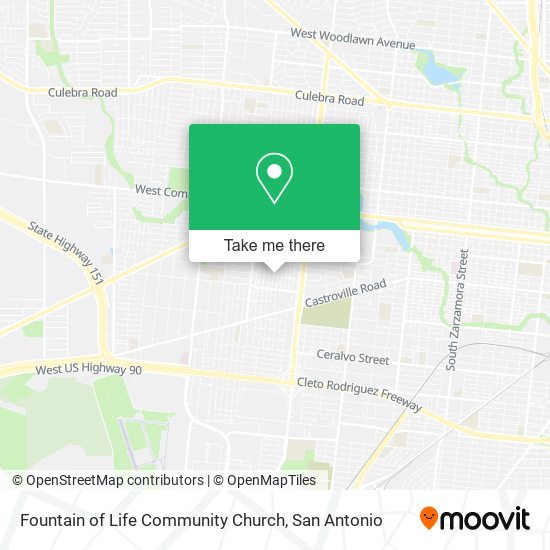 Fountain of Life Community Church map
