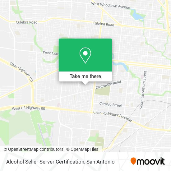 Mapa de Alcohol Seller Server Certification