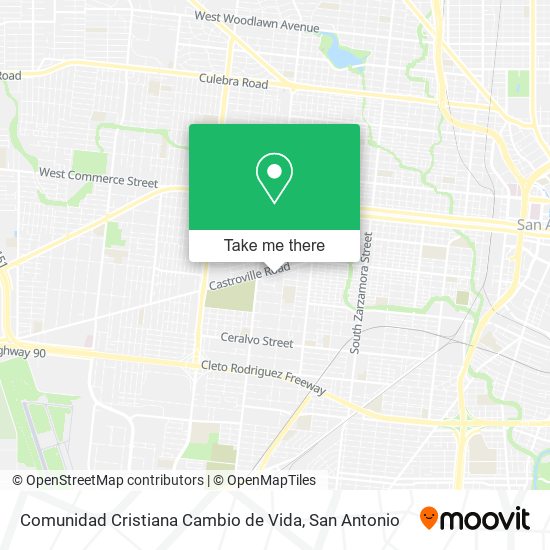 Comunidad Cristiana Cambio de Vida map