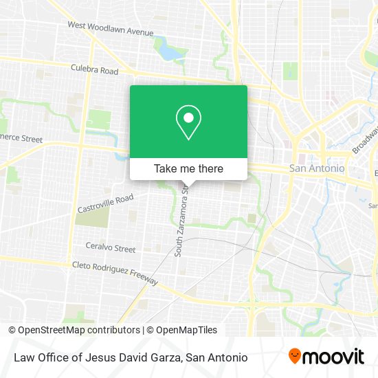 Mapa de Law Office of Jesus David Garza