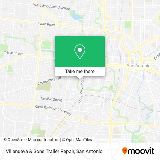 Villanueva & Sons Trailer Repair map