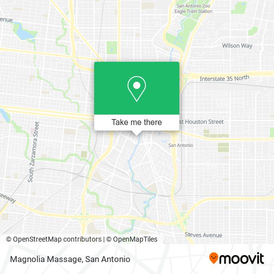 Magnolia Massage map