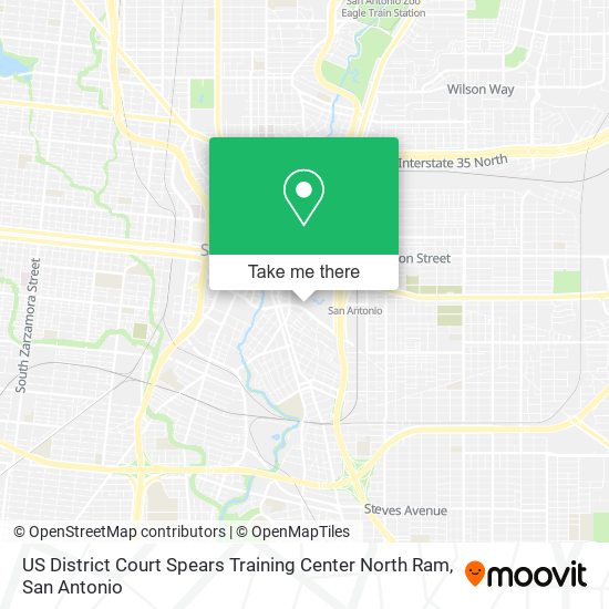 US District Court Spears Training Center North Ram map