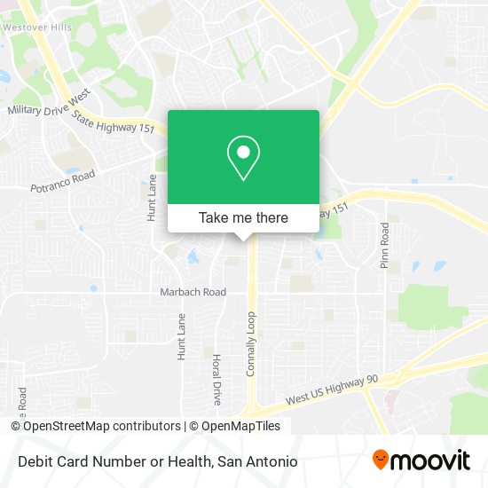 Debit Card Number or Health map
