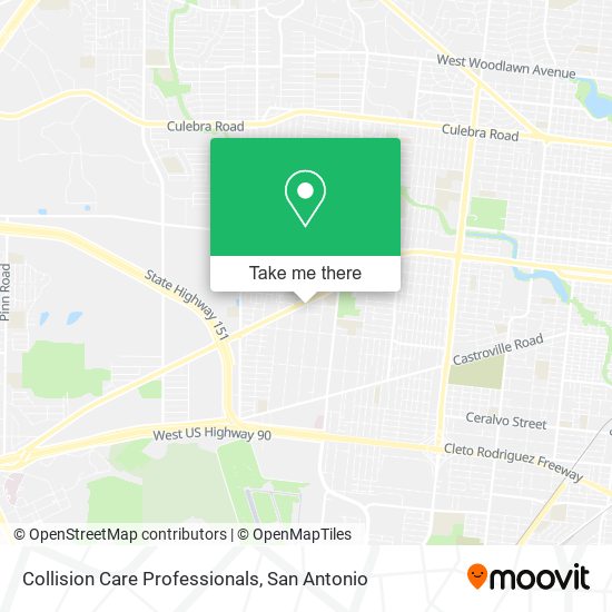 Mapa de Collision Care Professionals