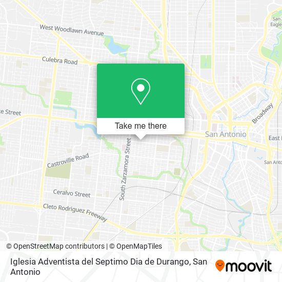 Iglesia Adventista del Septimo Dia de Durango map