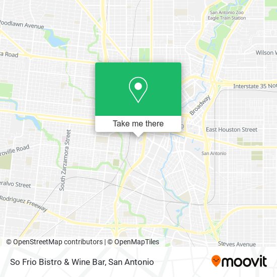 Mapa de So Frio Bistro & Wine Bar