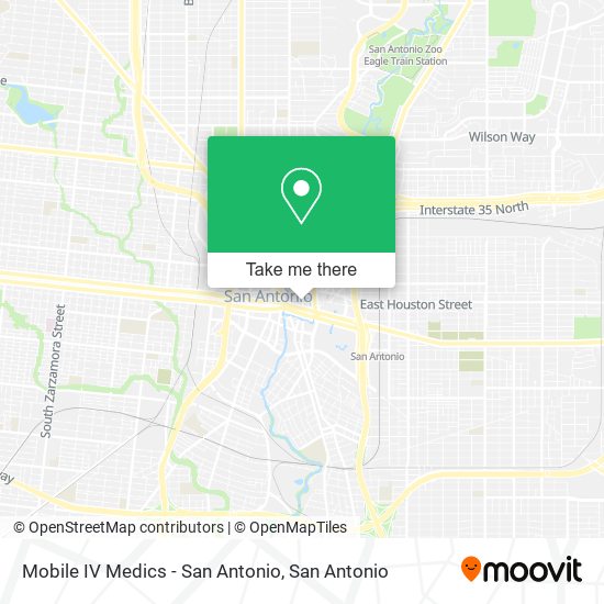 Mapa de Mobile IV Medics - San Antonio