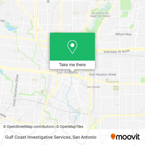 Gulf Coast Investigative Services map