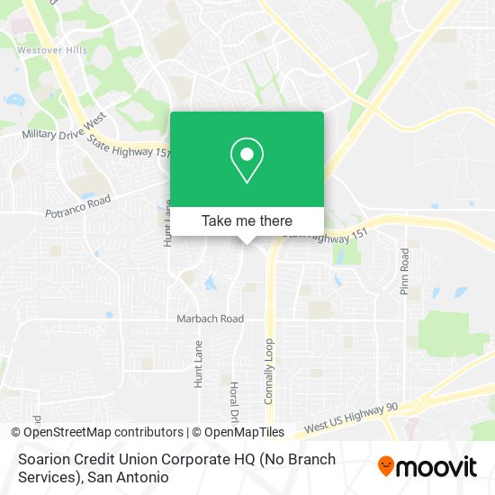 Soarion Credit Union Corporate HQ (No Branch Services) map