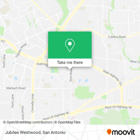 Mapa de Jubilee Westwood