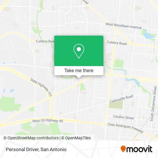 Personal Driver map