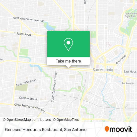 Geneses Honduras Restaurant map