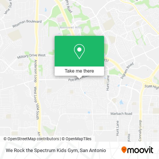 Mapa de We Rock the Spectrum Kids Gym