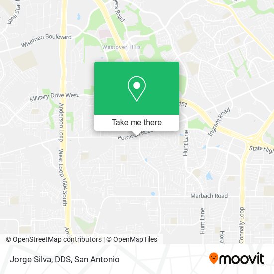 Jorge Silva, DDS map
