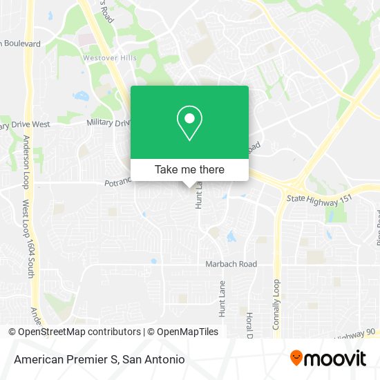 American Premier S map